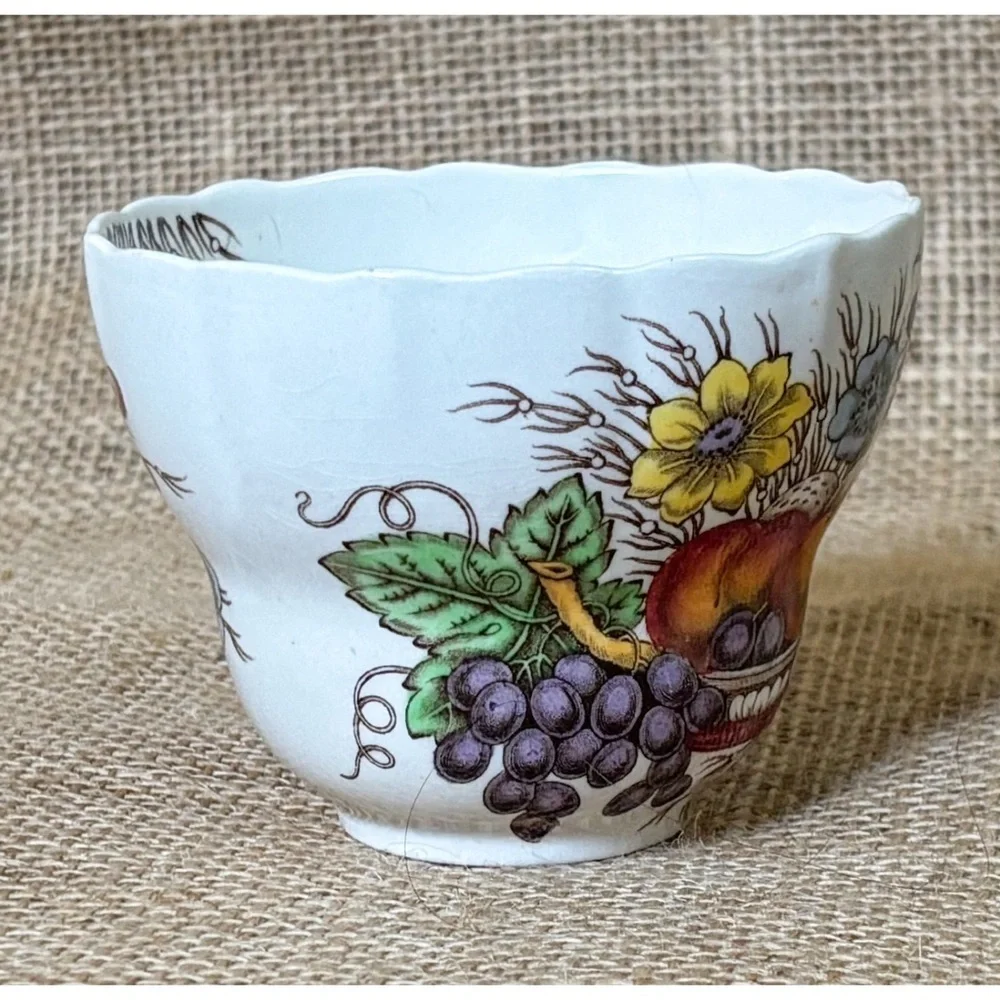 Vintage Copeland Spode Reynolds Floral Teacup Demitasse Cup And Saucer
